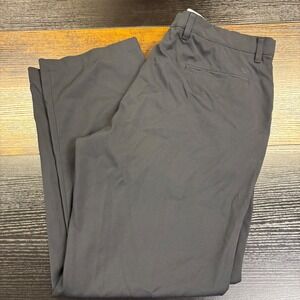 Callaway Optimum Performance Mens Golf Pants Black 36x32 Flat Front Stretch